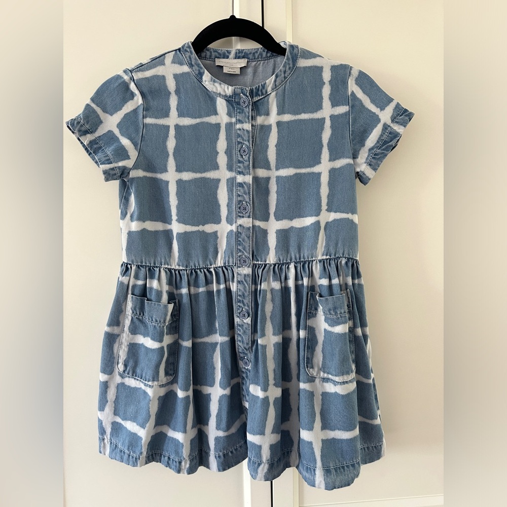Stella McCartney Kids - girls denim dress - size 6